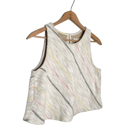 Lou & Grey | Stripe Crop Sleeveless Top - Picture 2 of 6